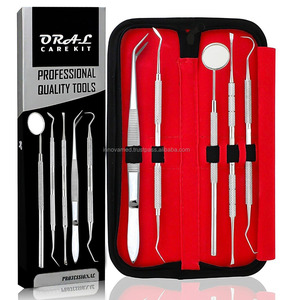 5-Piece Higiene Dental Instrumento Kit com Instruções Impresso Papelão Instrumentos Cirúrgicos para Dentistas - Product Image 2