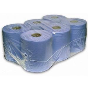 Wholesale High Quality ultra Absorbent Disposable Center Pull Paper Towel <strong>Blue</strong> Centrefeed <strong>Roll</strong> - Product Image 4