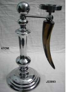 Bougeoir en aluminium moulé pour décoration intérieure moderne Bougeoir élégant en boîte pour fête de Noël dans le salon en corne - Product Image 6