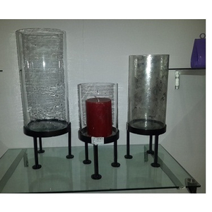 Round Pillar Holders on Feet - Product Image 1