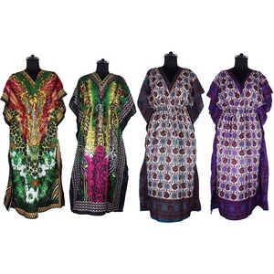 Women's Printed Beach Long <b>Kaftan</b> - Product Image 1