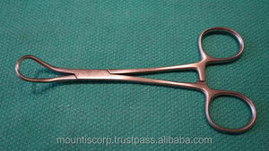 คีมหนีบผ้า Backhaus ขนาด 13 ซม. เกรดสูง ผลิตจากสแตนเลสทางการแพทย์ ใช้สำหรับงานผ่าตัด ได้รับการรับรองมาตรฐาน CE อุปกรณ์พื้นฐาน - Product Image 5