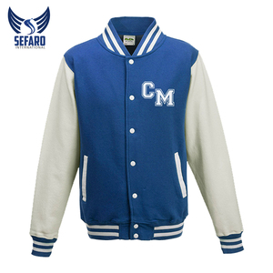 Chaqueta universitaria de chenilla bordada con cuello de béisbol de alta calidad, chaqueta superior de diseñador de moda con gráfico de Letras a rayas para hombre - Product Image 3