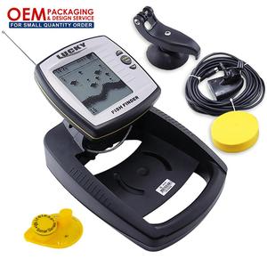 Barco con suerte Fishfinder Digital 2in1 inalámbrico cable de 100M (398ft) rango de operación Sonar contorno (embalaje de OEM disponible) - Product Image 1