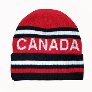 Gorro de lana acrílica acanalada para hombre y mujer, Boina de lana acrílica de alta calidad, ecológica y personalizada, estilo deportivo para invierno y clima frío - Product Image 1
