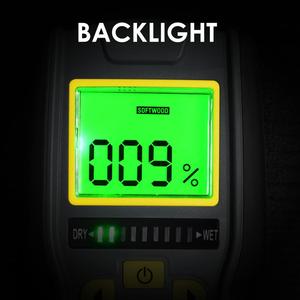 Testeur numérique non invasif de qualité supérieure à LED inductive 4-en-1 humidimètre de maçonnerie pour cloisons sèches en bois - Product Image 4