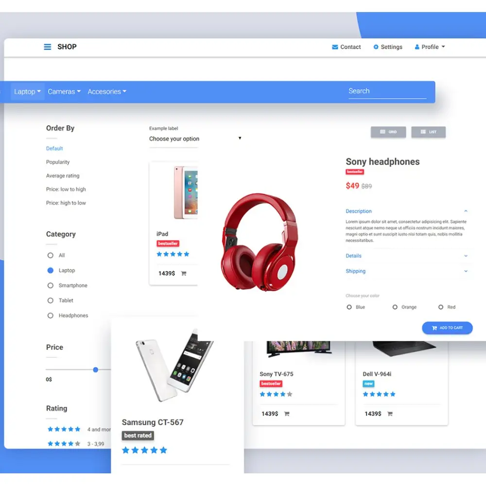 ecommerce website development, 100% Best Website
