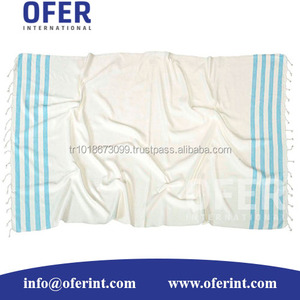 Toallas de Playa Turcas Bondi Peshtemal, Fuotas, Pestemal de Hammam, Toallas de Hammam al por Mayor, Toallas de Peshtemal de Bambú - Turquesa - Product Image 2