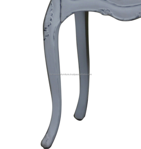 Indonesia Furniture - French Furniture of White Painted Nightstands Table Bedroom Set - Product Image 4