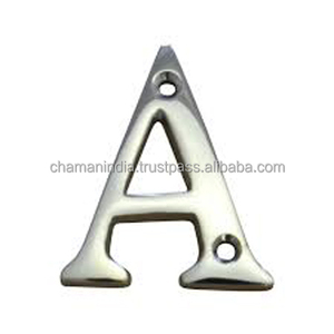 Señales de Hardware de aluminio, números y letras - Product Image 1