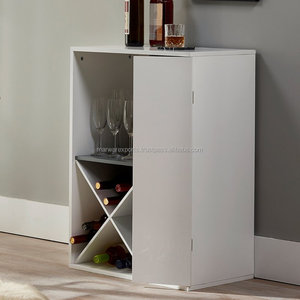 Chaise de bar de stockage d'armoire à vin antique en bois massif industriel Mobilier confortable et élégant pour usage domestique ou commercial - Product Image 1