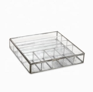 Cajas de joyería de cristal de la mejor calidad, caja de colección de joyas, Mini anillos para pendientes, estuche de vidrio disponible a precio asequible - Product Image 1