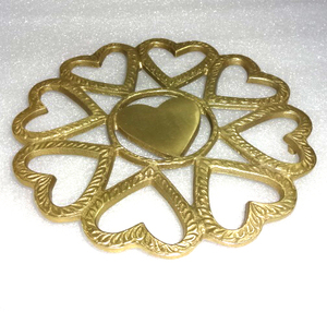 Trivet Decorativo de Diseño Hecho en India, Trivet Redondo de Aluminio, Trivet Elegante de Diseño para Exportación, Herramientas Especializadas - Product Image 4