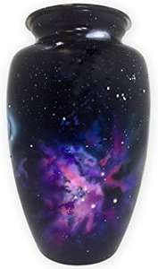 Urne funéraire classique à trois bandes en aluminium étain - Product Image 4