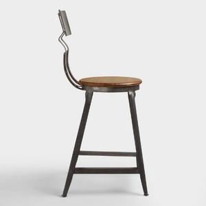 Taburete de mostrador de madera maciza, muebles para el hogar de uso general para sala de estar - Product Image 3