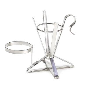 Porte-plat de luxe pour frites et riz Design insulaire Plaque métallique en fil de fer Modèle gravé pour restaurant et fête durables - Product Image 1