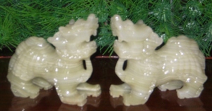 Estatua de Dragón Perro Pi Xiu Tallada a Mano en Mármol DSF-T115, Tallado Elegante en Piedra - Product Image 3