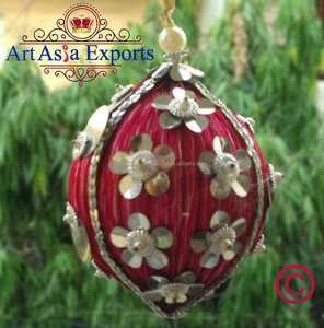 Venta al por mayor de bolas colgantes de cerezas naranjas y transparentes Decoraciones decorativas navideñas baratas - Product Image 3