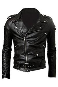 2018-2019 hiver moderne qualité hommes véritable veste en cuir d'agneau imperméable avec grande taille caractéristique Type de fourrure de mouton - Product Image 2