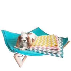 Hamaca lavable para cama de perro, cojín de tela desmontable de madera Natural, ecológico, con patrón personalizado, todos los colores con estilo, productos para mascotas - Product Image 2