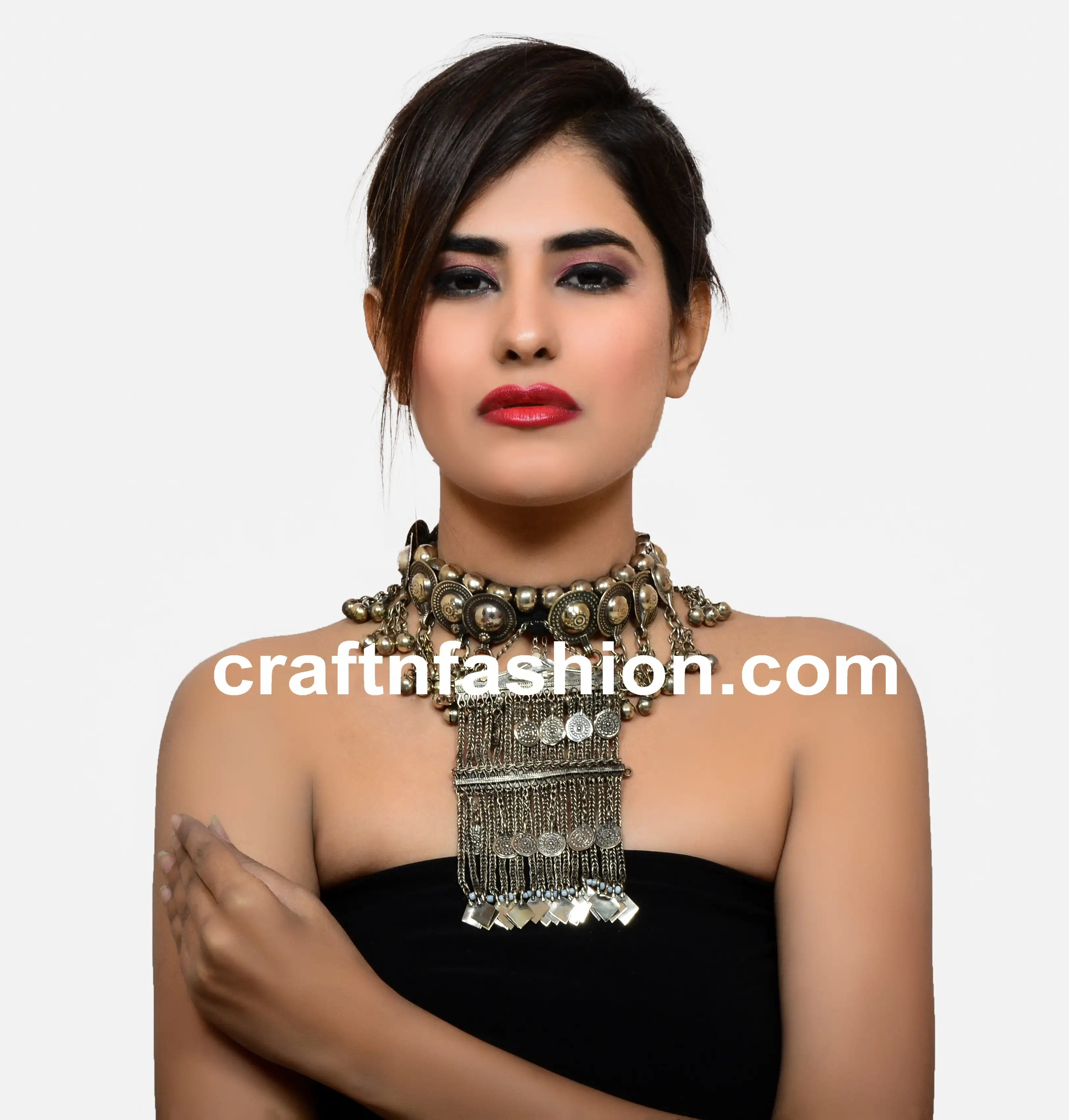 ladies Afghan jewelry- Afghani kuchi Necklace -Afghan Tribal Dance Vintage coins necklace-Boho Gypsy Hippie Afghan kuchi jewelry