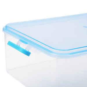 ยอดขายเป็นมิตรกับสิ่งแวดล้อมกล่องอาหารกลางวันภาชนะบรรจุอาหารพลาสติกที่มีฝาล็อค Snap ความจุ800Ml - Product Image 4