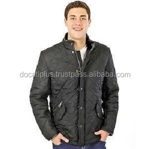 Chaqueta acolchada de diamantes personalizada al por mayor para hombre - Product Image 5