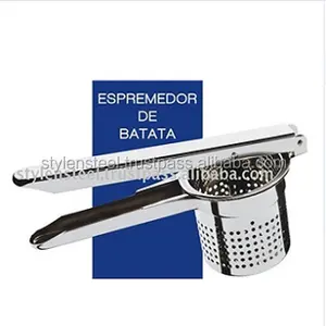 Accessori da cucina in metallo multifunzione cucina verdura frutta schiacciapatate in acciaio inossidabile con manico in filo metallico