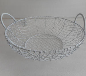 Fil de Fer rond Brillant Or Panier De Rangement - Product Image 5
