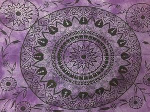 Personnalisé fait à la main Boho complexe conception florale tapisserie tenture murale Hippie Mandala psychédélique pour chambre décor à la maison - Product Image 6