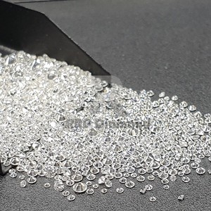 Diamant naturel en vrac du fabricant fait à la main VVS pureté 0.008 0.02 carats couleur blanche bonne coupe GIA IGI bijoux certifiés - Product Image 2