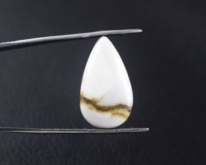 อัญมณีแจสเปอร์ mookite สีขาวธรรมชาติ85กะรัตจำนวน4ชิ้นอัญมณีทรงหลวมผิวเรียบ - Product Image 4