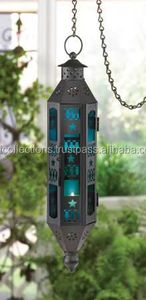Trendy New Design <b>Moroccan</b> Decorative Designer Handmade Unique Metal with colored Glass Decoration Home <b>Moroccan</b> <b>Lantern</b> - Product Image 2
