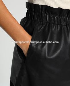 Último Producto 2026 Falda Lápiz Mini de Piel de Oveja Genuina para Chicas Jóvenes, Falda Lápiz de Piel de Oveja a la Moda - Product Image 4