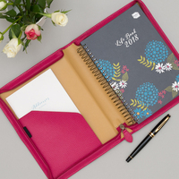 Housses en cuir cuir pu pour ordinateur portable, avec fermeture éclair, nouveau design et décoration pour journal intime