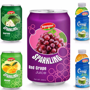 น้ำองุ่นประกาย330มล. แบรนด์เครื่องดื่ม jojonavi เครื่องดื่มน้ำอัดลมเพื่อความสดชื่น - Product Image 1