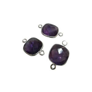 Prix de gros, lunette en argent Sterling, connecteurs de pierres précieuses, matériaux et accessoires de fabrication de bijoux de haute qualité - Product Image 1
