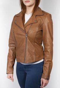 Modern Soft Leather <b>Jacket</b> for <b>Women</b> <b>Lightweight</b> Slim Fit Outerwear Spring Urban Fashion Smooth Touch Casual Style - Product Image 4