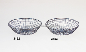 Wrought Iron Fruit Basket, <b>Kitchen</b> <b>Utensil</b> Basket, Countertop Basket, Farmhouse Basket, <b>Storage</b> Basket, Multi-Purpose Basket - Product Image 5