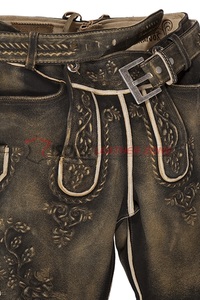 Allemagne, traditionnelle Oktoberfest, shorts en daim bavarois pour hommes, shorts Trachten, shorts bavarois personnalisés, nouveaux shorts bavarois ISONZ - Product Image 2