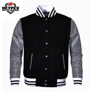 Chaquetas universitarias formales de invierno para hombres con cuello levantado Venta caliente Teñido liso Excelente servicio OEM - Product Image 3
