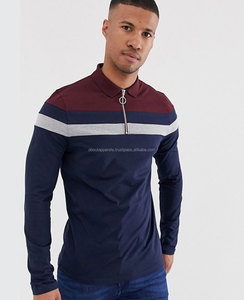 Polo de golf de algodón transpirable de manga corta bordado para hombre al por mayor personalizado a granel - Product Image 2