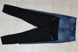 กางเกงยีนส์สีอ่อน/ลึกสำหรับสตรีผ้าฝ้ายฟอกสีทรงสต็อกมาก/จัดส่ง100% ส่งออกเสื้อผ้าบังคลาเทศ - Product Image 2