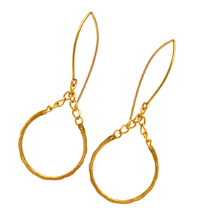 925 Sterling Silver Fish Hook Dangle Boucles d'oreilles Plaqué Or Élégant Fantaisie Bijoux À La Mode pour les Femmes pour les Fêtes et les Cadeaux - Product Image 1