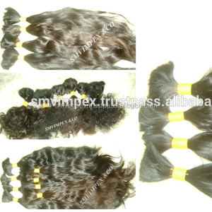 Cabello de la mejor calidad, venta al por mayor, el mejor precio, extensión a granel, cabello virgen indio brasileño e indio, 4 oz - Product Image 3