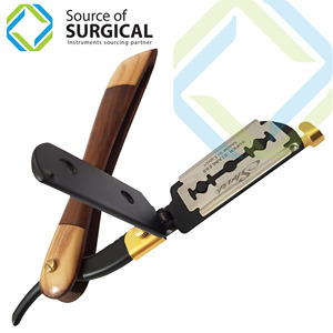 Maquinilla de afeitar recta profesional de hoja completa - Product Image 4