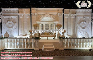 Antiguo de estilo Bollywood boda etapa musulmana boda Jhronka etapa Nayab Walima Jhronka fibra de configuración - Product Image 2
