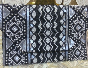 Vente en gros Gypsy Boho Ladies Sac de soirée avec perles Pochette pour femmes Modèle à la mode - Product Image 1