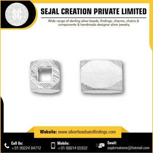 Cuentas de Plata de Ley 925 de alta calidad para pendientes y joyería, cuentas sueltas hechas de metal de primera calidad, suministro OEM - Product Image 3