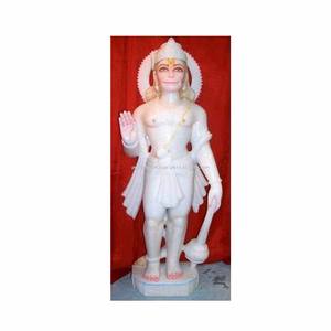 Hanuman Ji Murti, piedra blanca - Product Image 1
